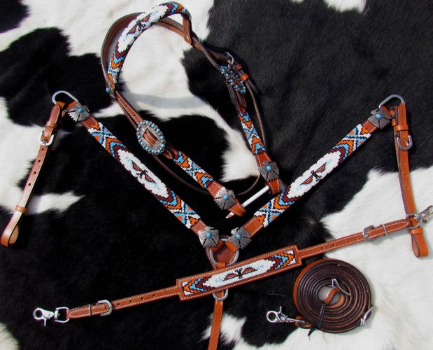 Thunderbird Beaded Tack Set