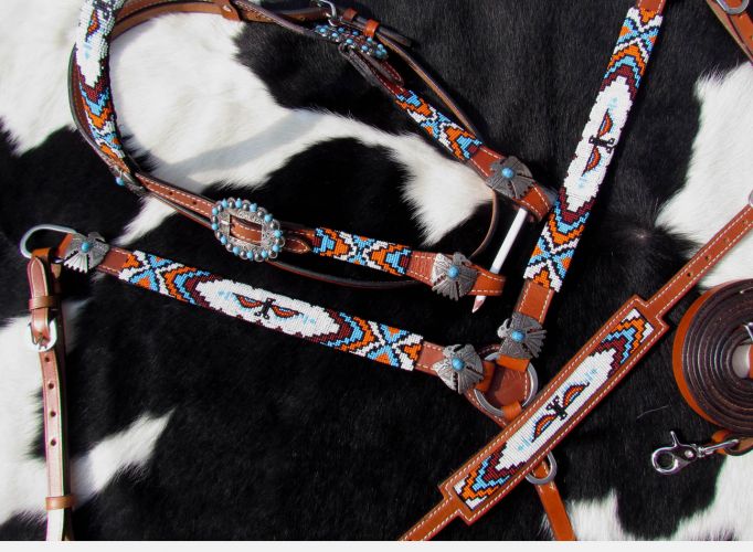 Thunderbird Beaded Tack Set