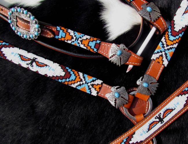 Thunderbird Beaded Tack Set