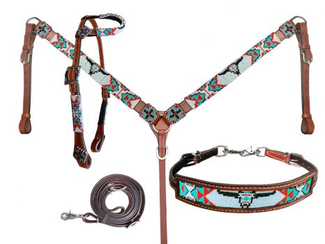 Longhorn 4pc Tack Set