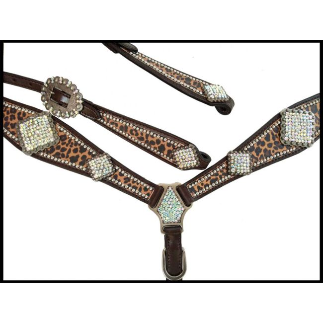 Crystal Cheetah Tack Set