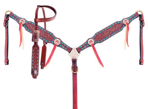 Buckstitch Blossom Single Ear Tack Set