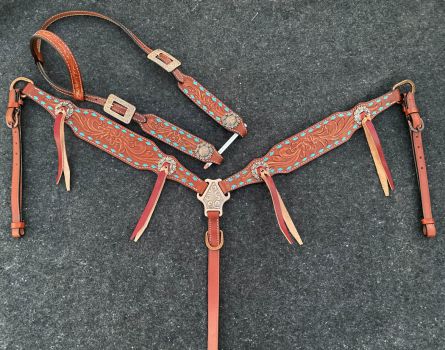 Buckstitch Blossom Single Ear Tack Set