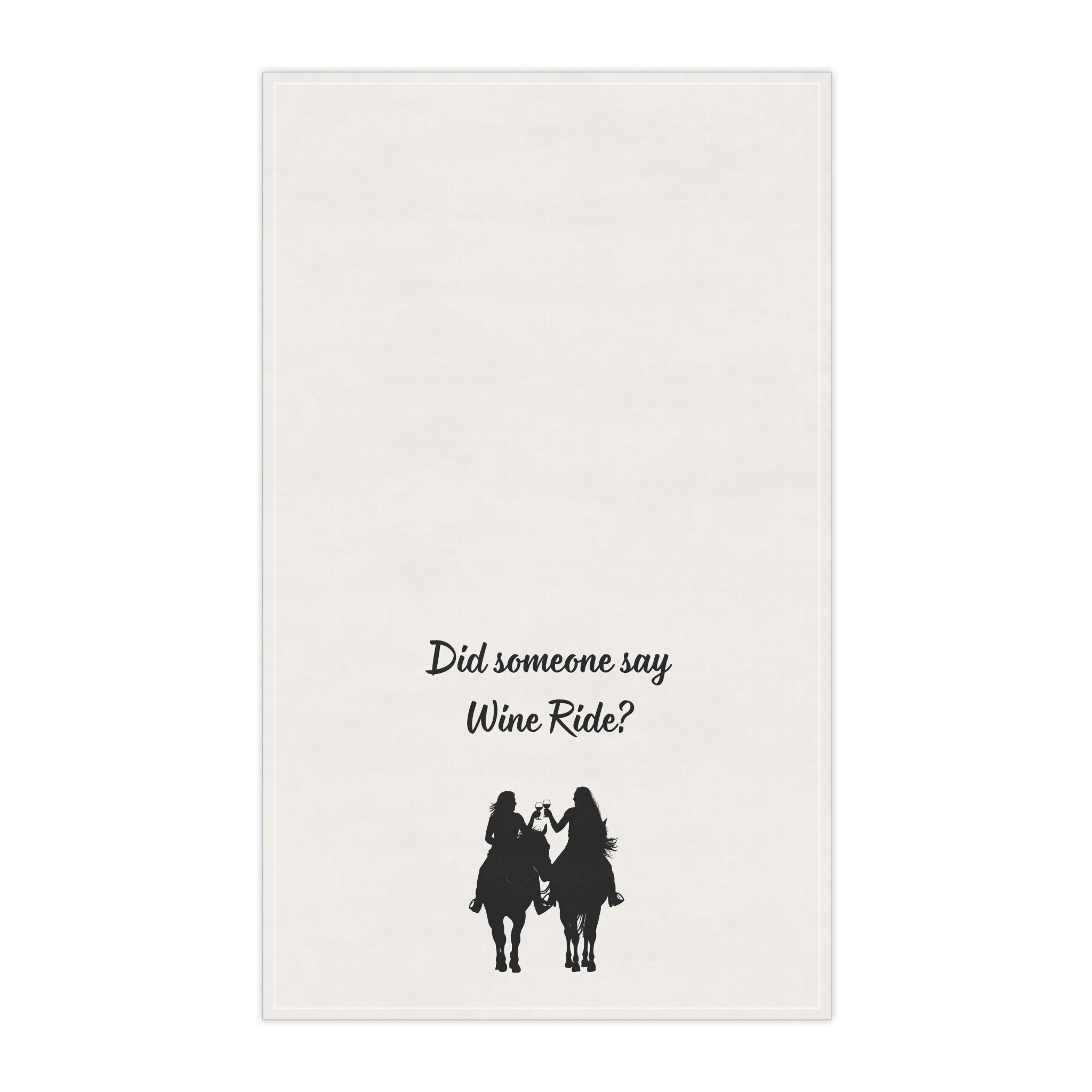 "Did someone say Wine Ride?"