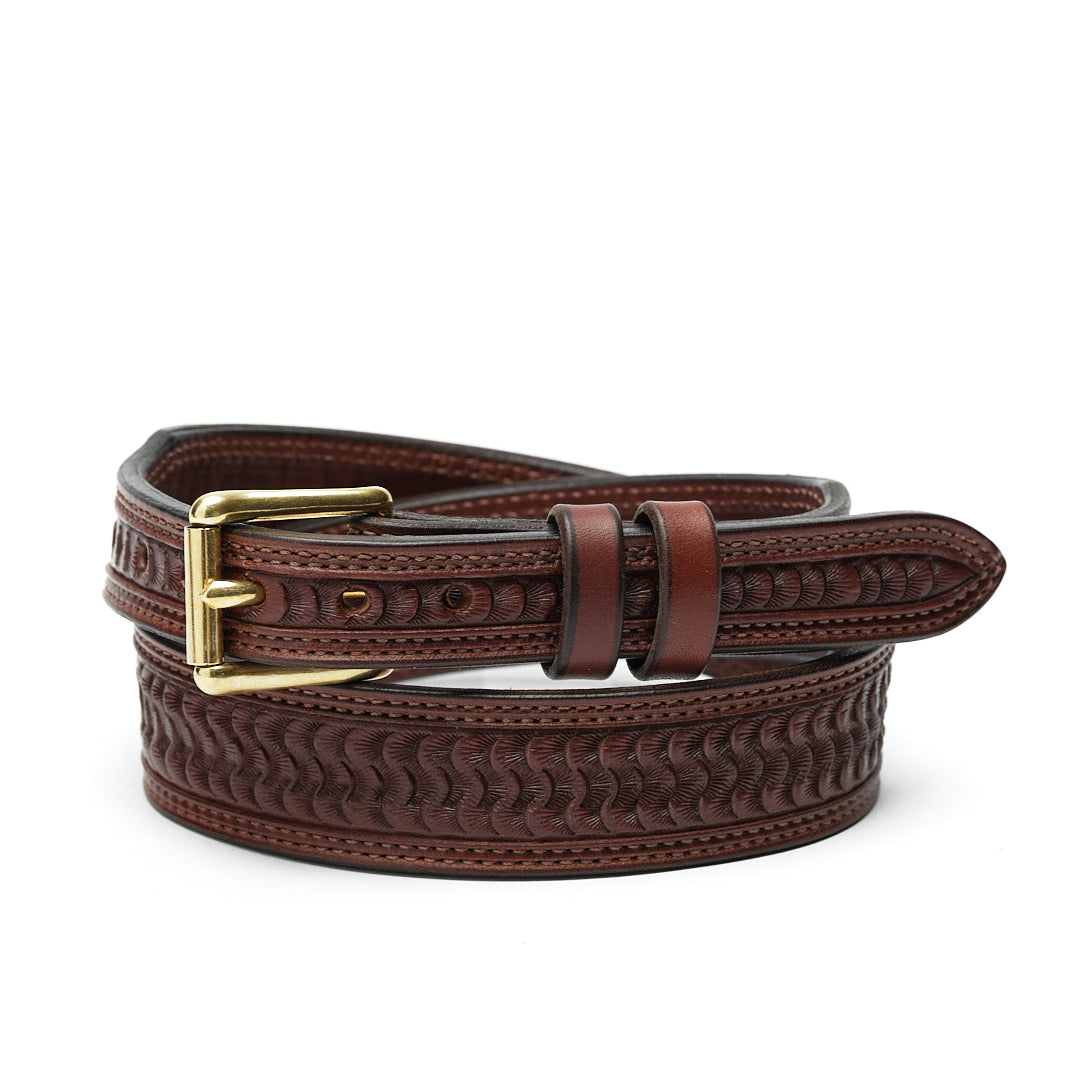 Chocolate Swirl Tapered Belt