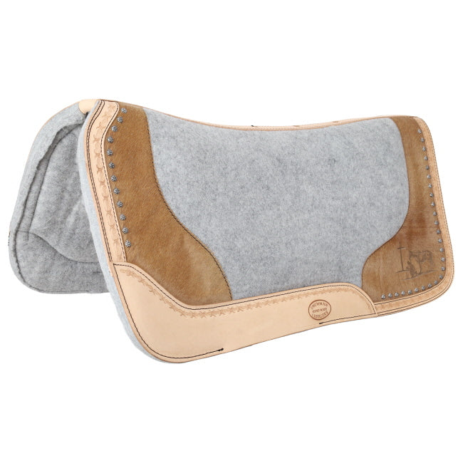 Praying Cowboy Cowhide Build Up Pad