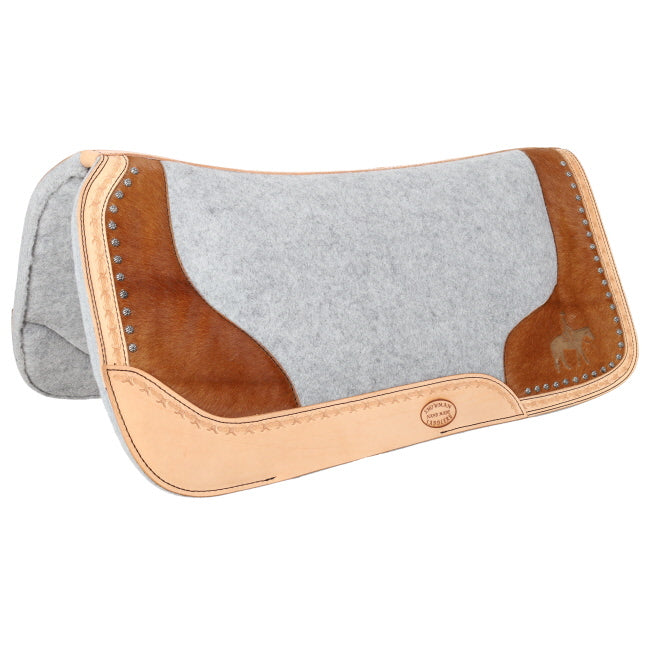 Pleasure Horse Cowhide Build Up Pad