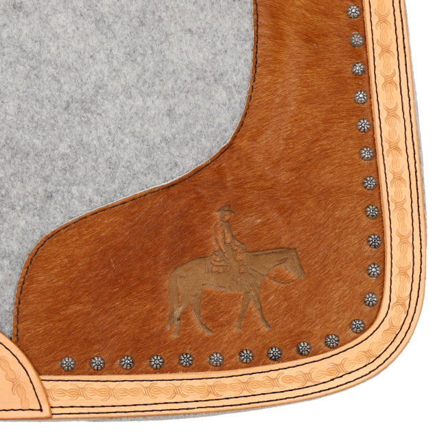 Pleasure Horse Cowhide Build Up Pad