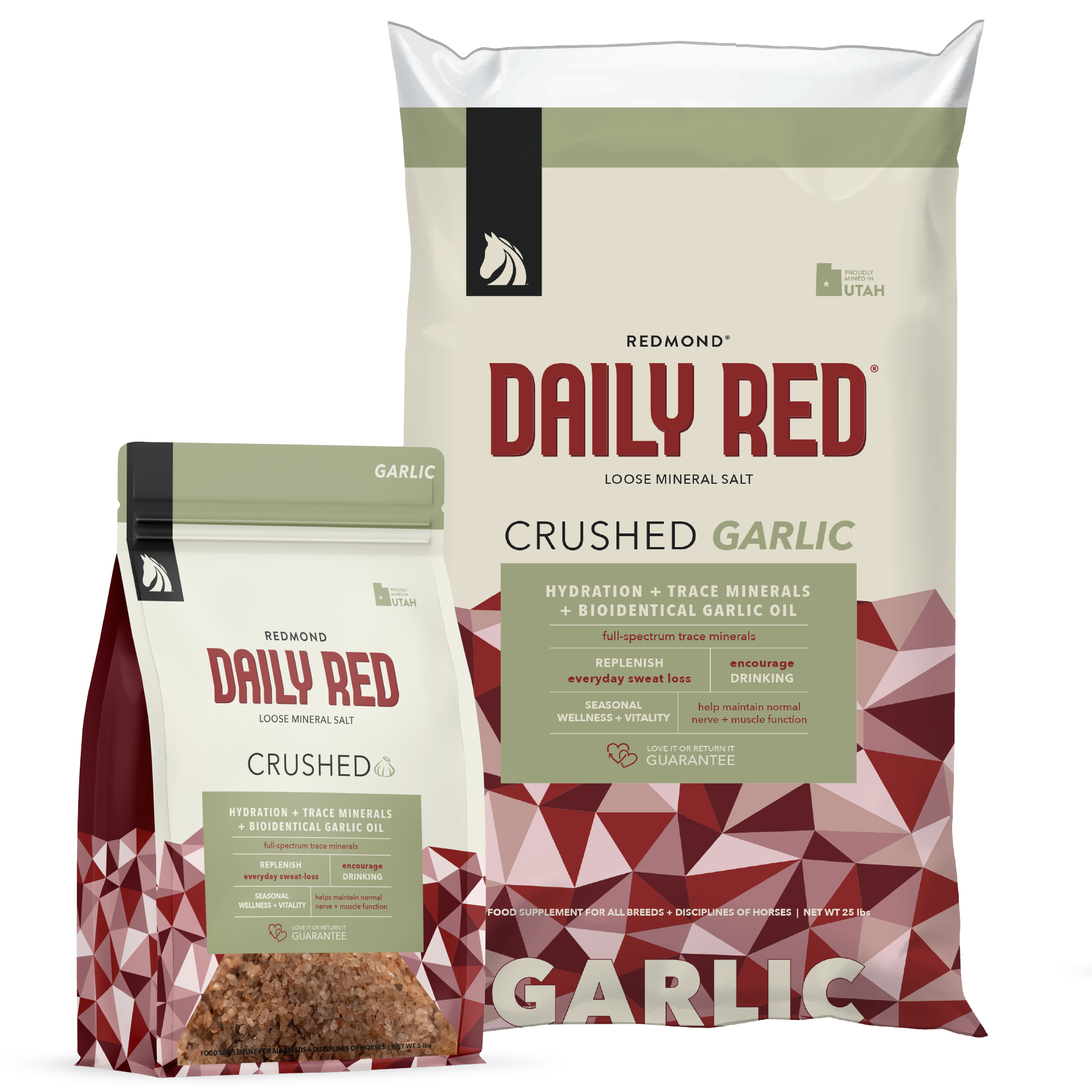 Daily Red® Crushed™ Garlic - Mineral Supplement for Horses