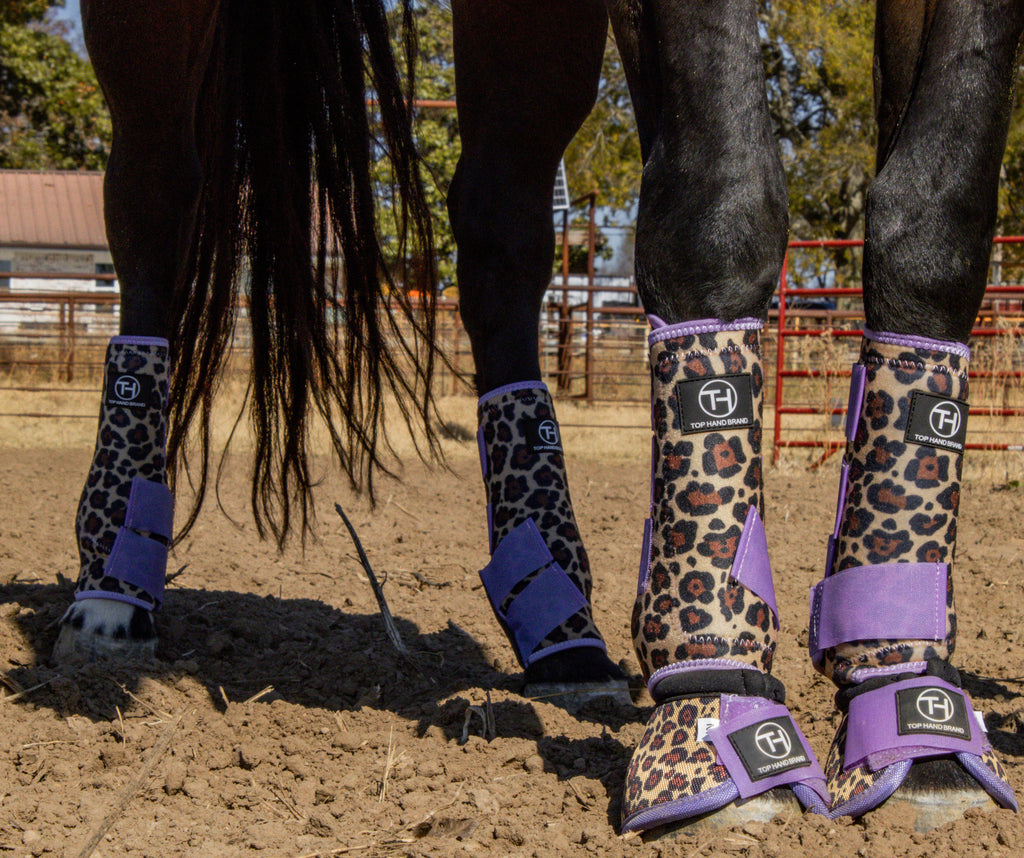 Cheetah Lavender Sport Boots