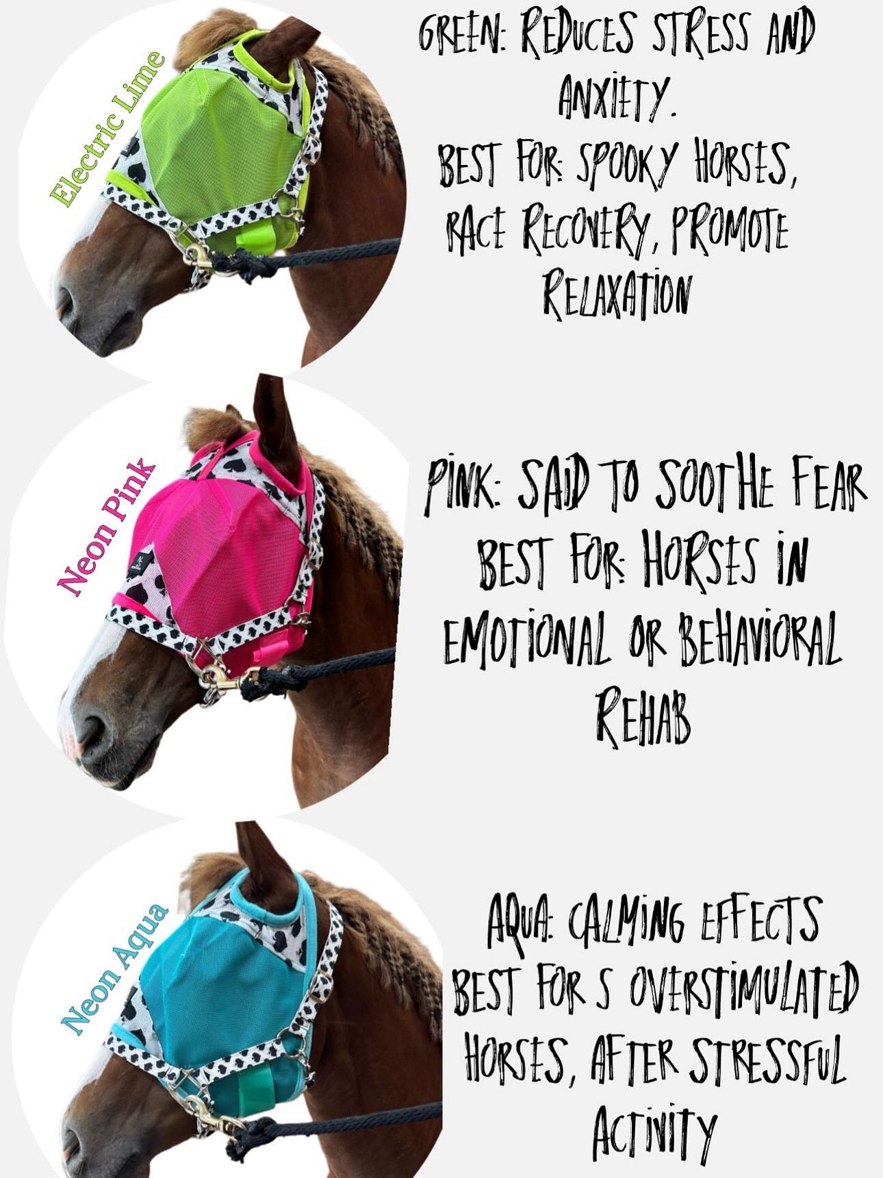 Smokin Spades Fly Mask - Neon Pink Mesh
