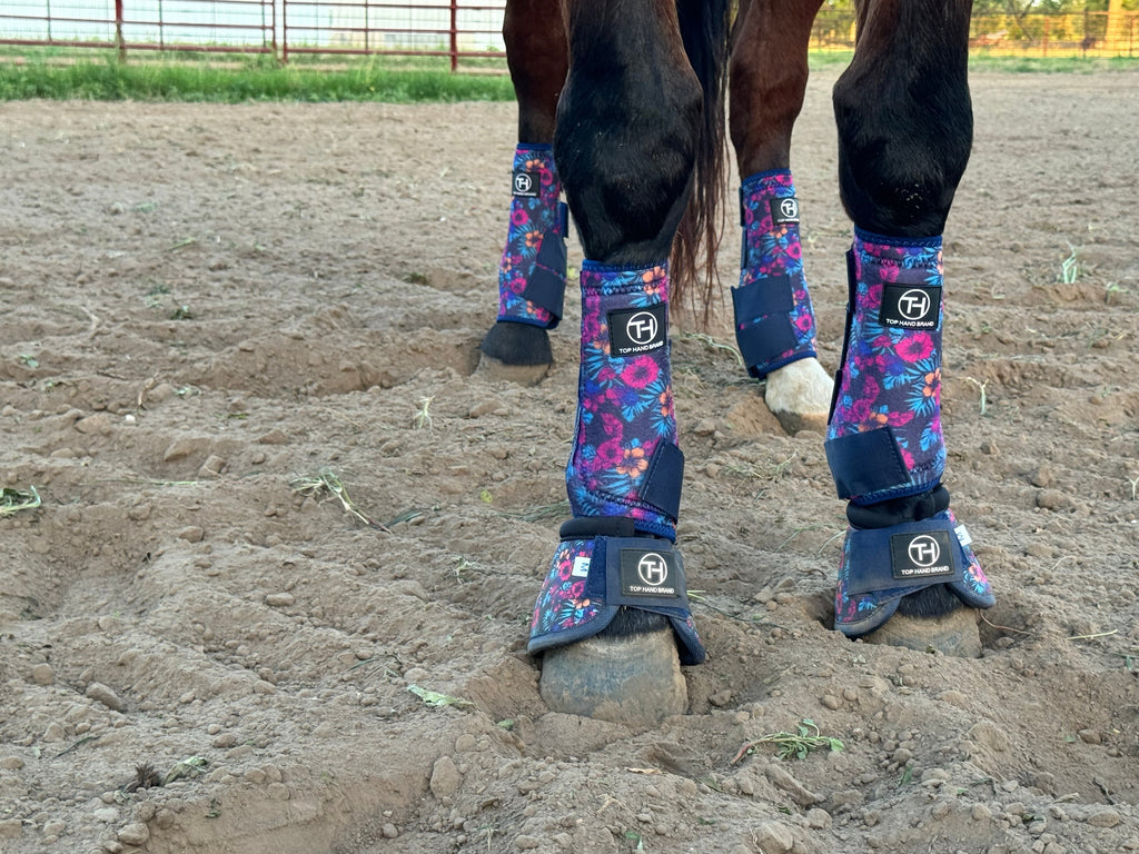 Rodeo Riviera Tropical Print Bell Boot