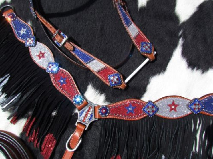 Patriotic Glitter Tack Set