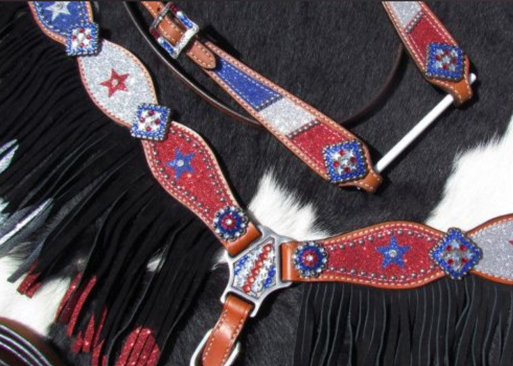 Patriotic Glitter Tack Set