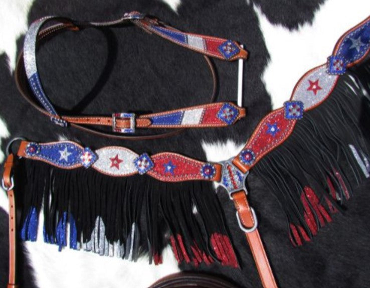 Patriotic Glitter Tack Set