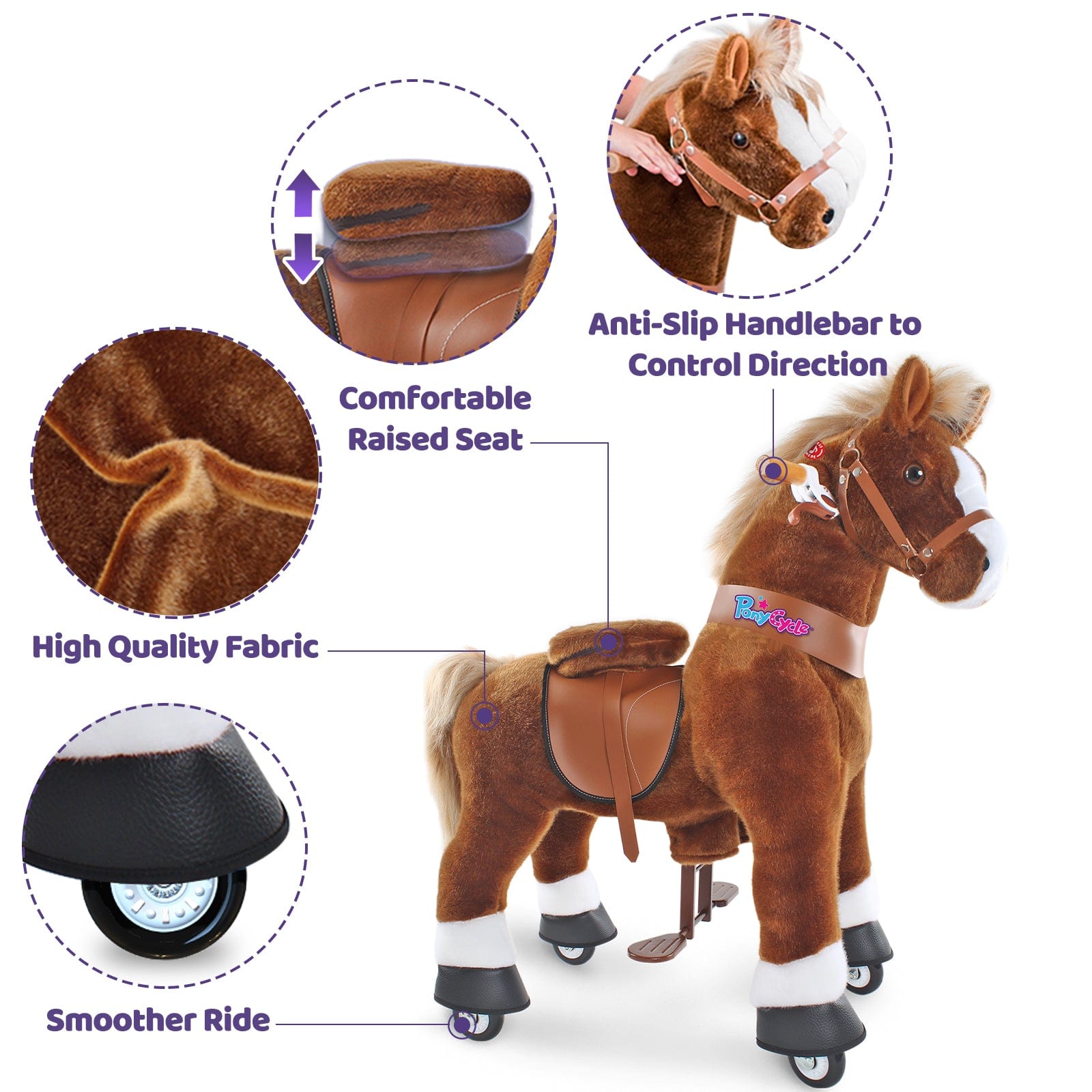 Model U® Ride-On Pony Age 3-4 Brown