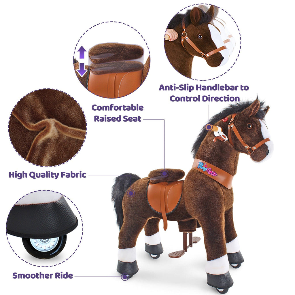 Model U® Riding Horse Toy Age 4-7 Chocolate
