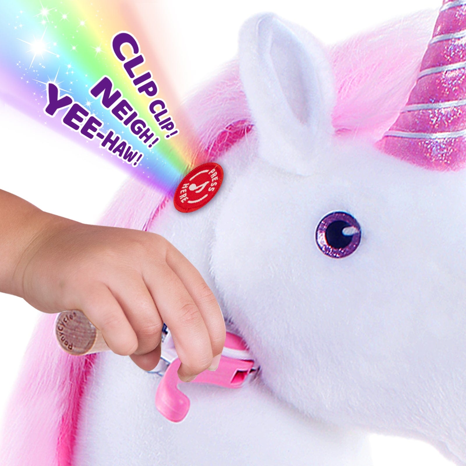 Model U® Ride-On Unicorn Age 4-7 Pink
