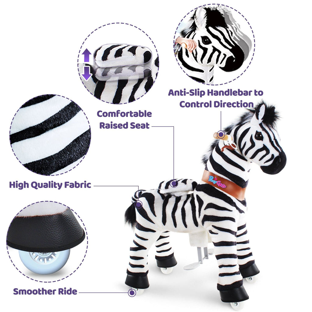 Model U® Ride-On Animal Zebra Age 4-7