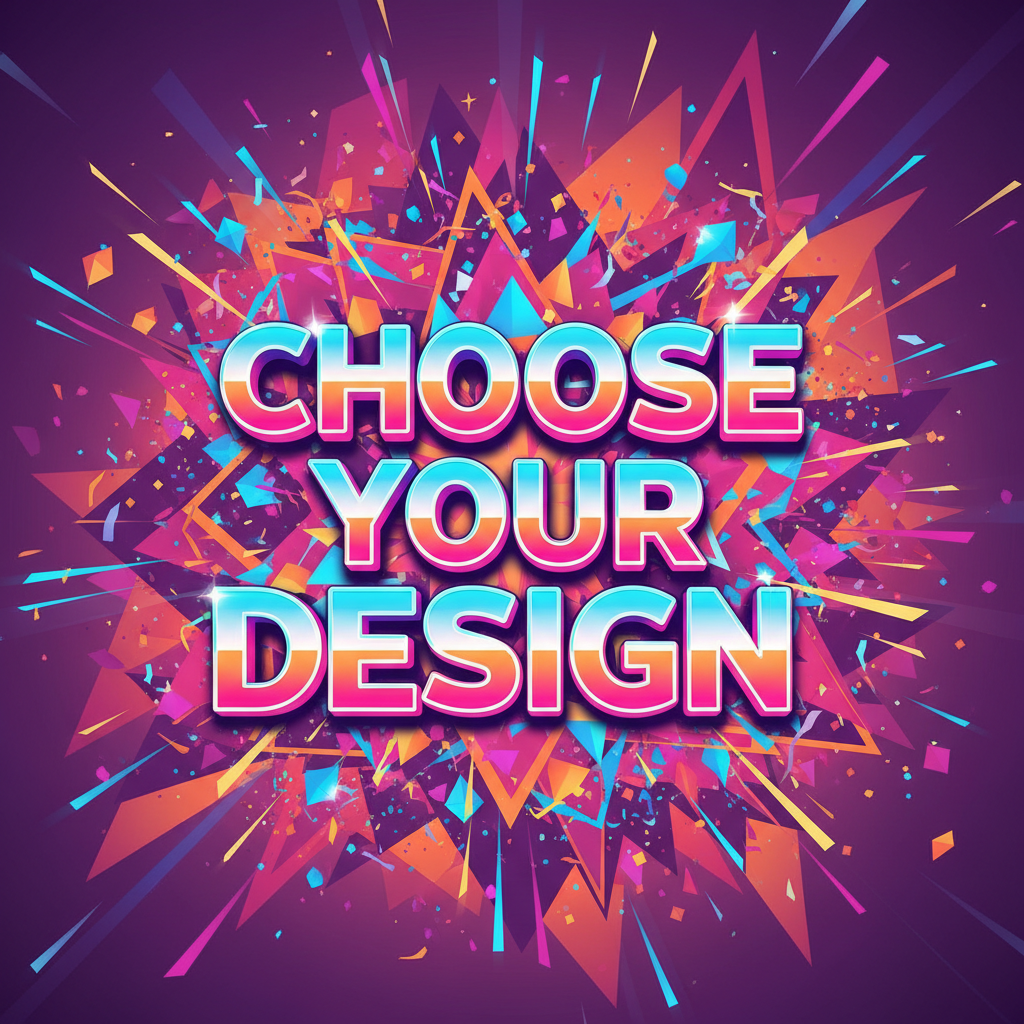 Remove the saddle pads, just use the words. Make it flashy