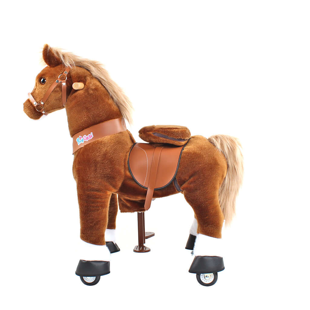 Model U® Ride‑On Pony Toy Riding Horse Age 4‑7 Brown