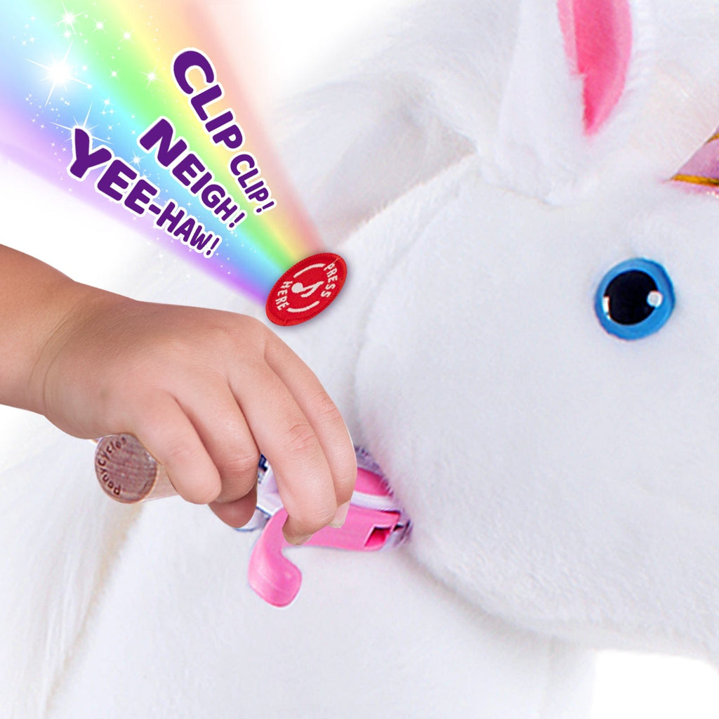 Model U® Unicorn Ride-On Toy Age 3-4 White
