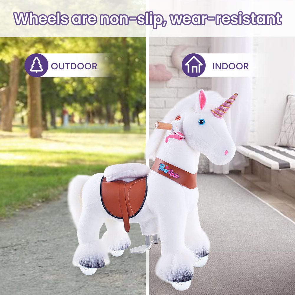 Model U® Unicorn Ride-On Toy Age 3-4 White