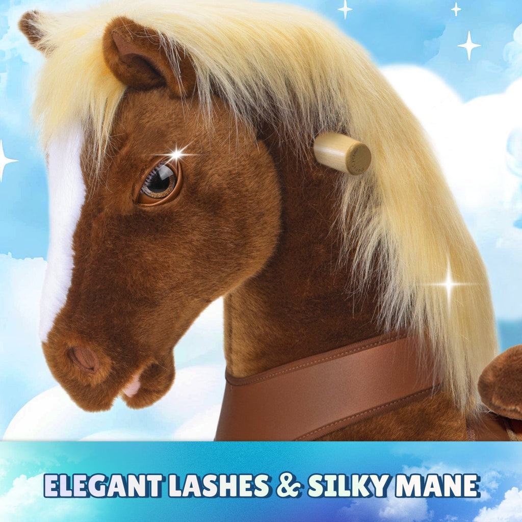 Model Y® Brown Horse Rideable Toy for Age 3-4